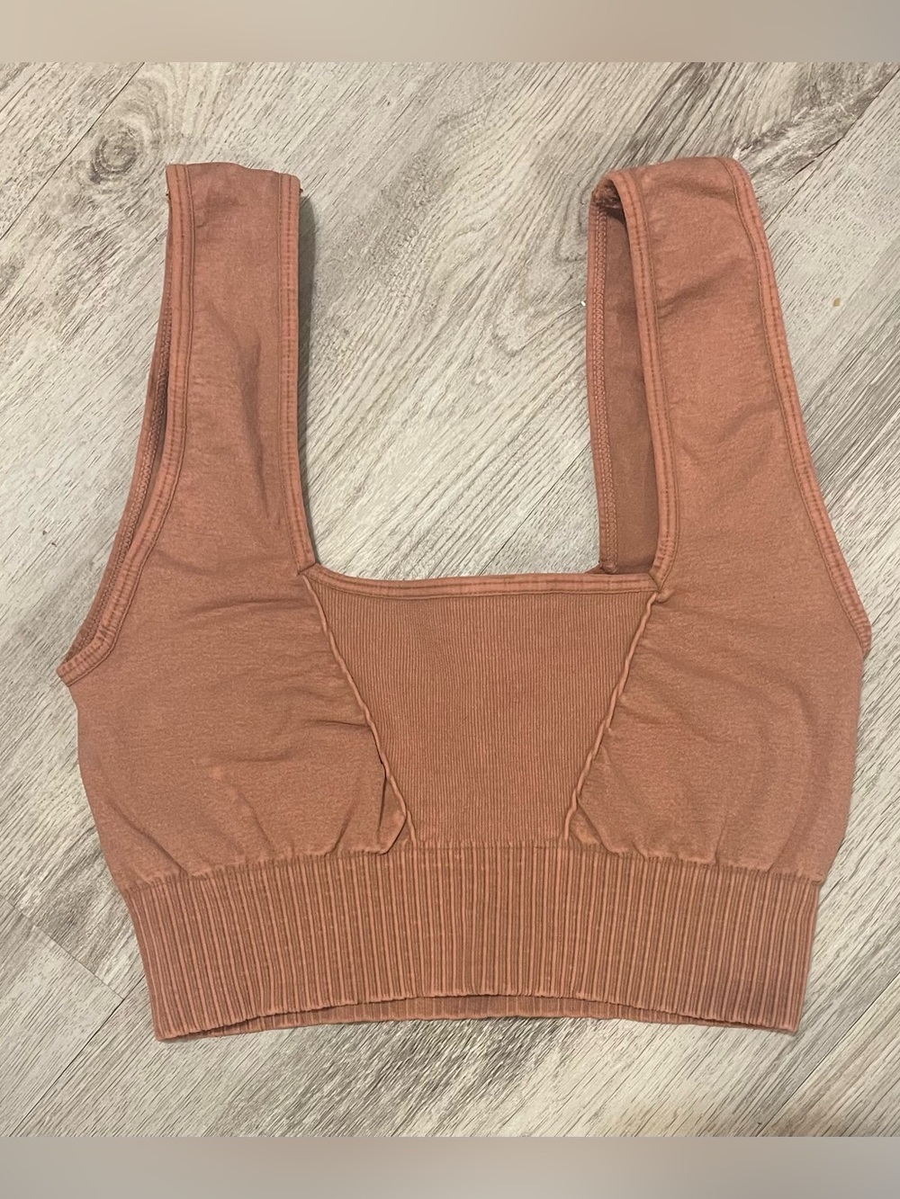 Free People Movement Good yKarma Square Neck Crop Top Size XS/S NWOT $48 - Picture 7 of 9